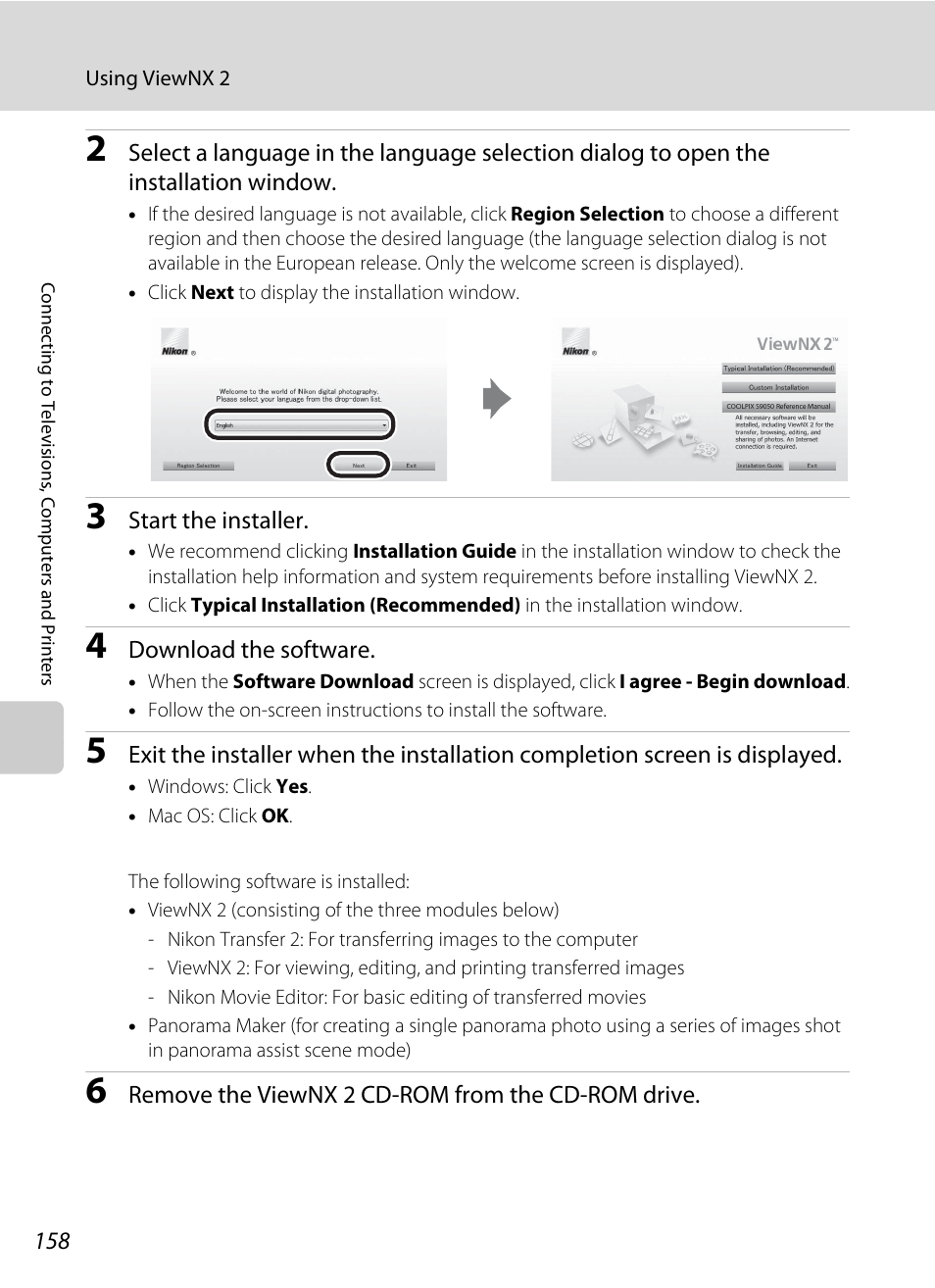 A 158), R (a 158) | Nikon S9050 User Manual | Page 170 / 232