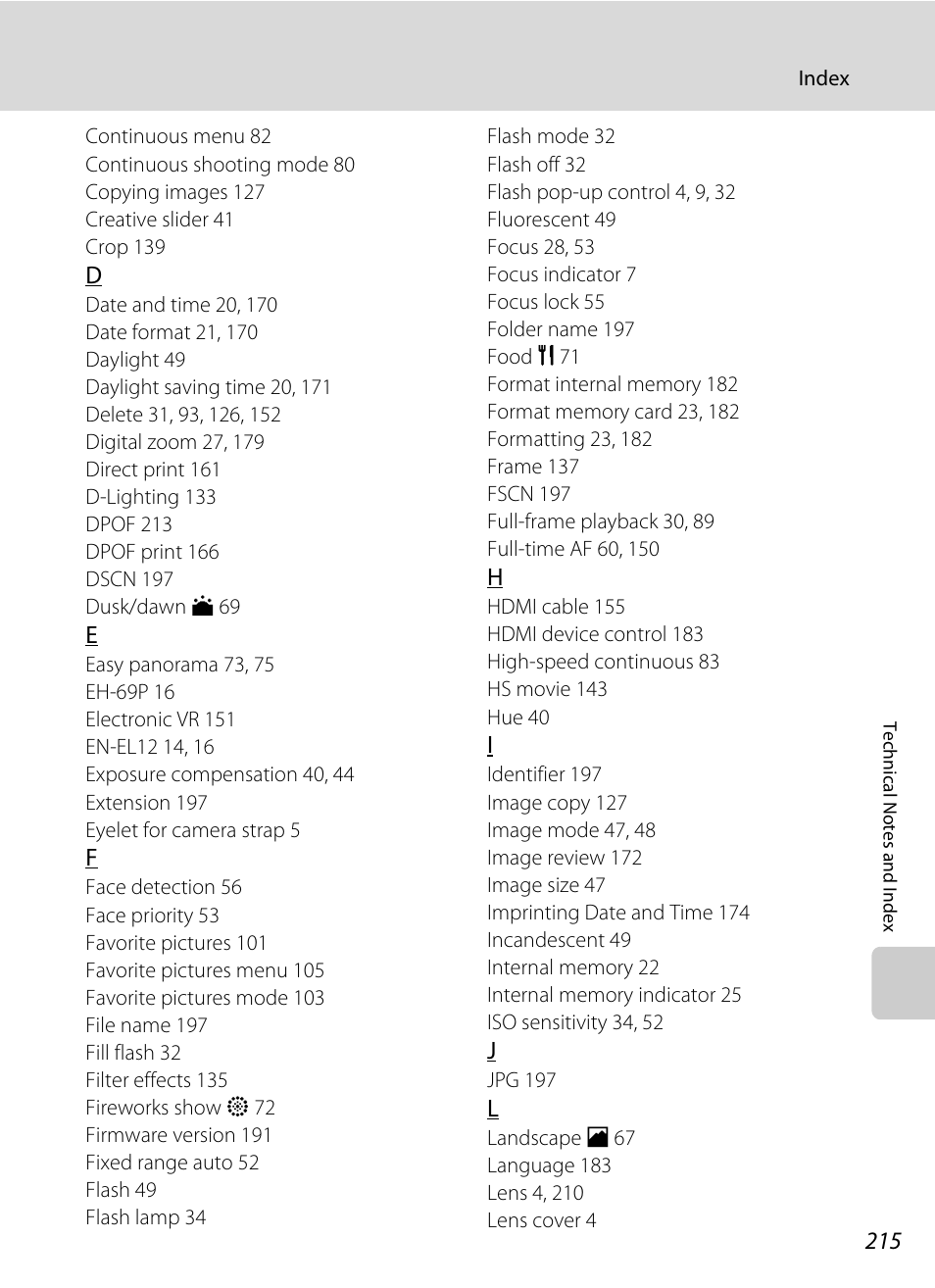 Nikon S9050 User Manual | Page 227 / 232