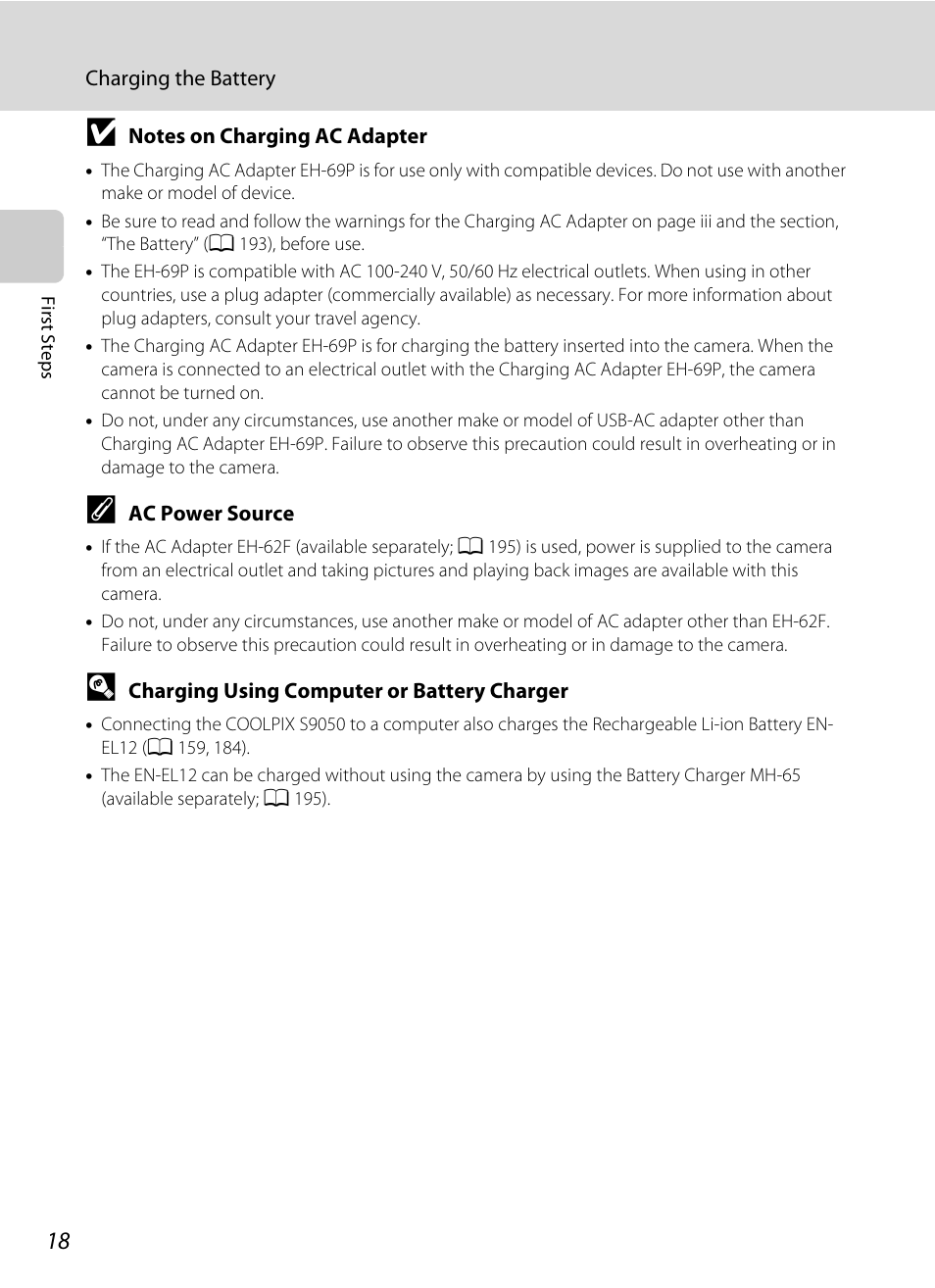 Nikon S9050 User Manual | Page 30 / 232