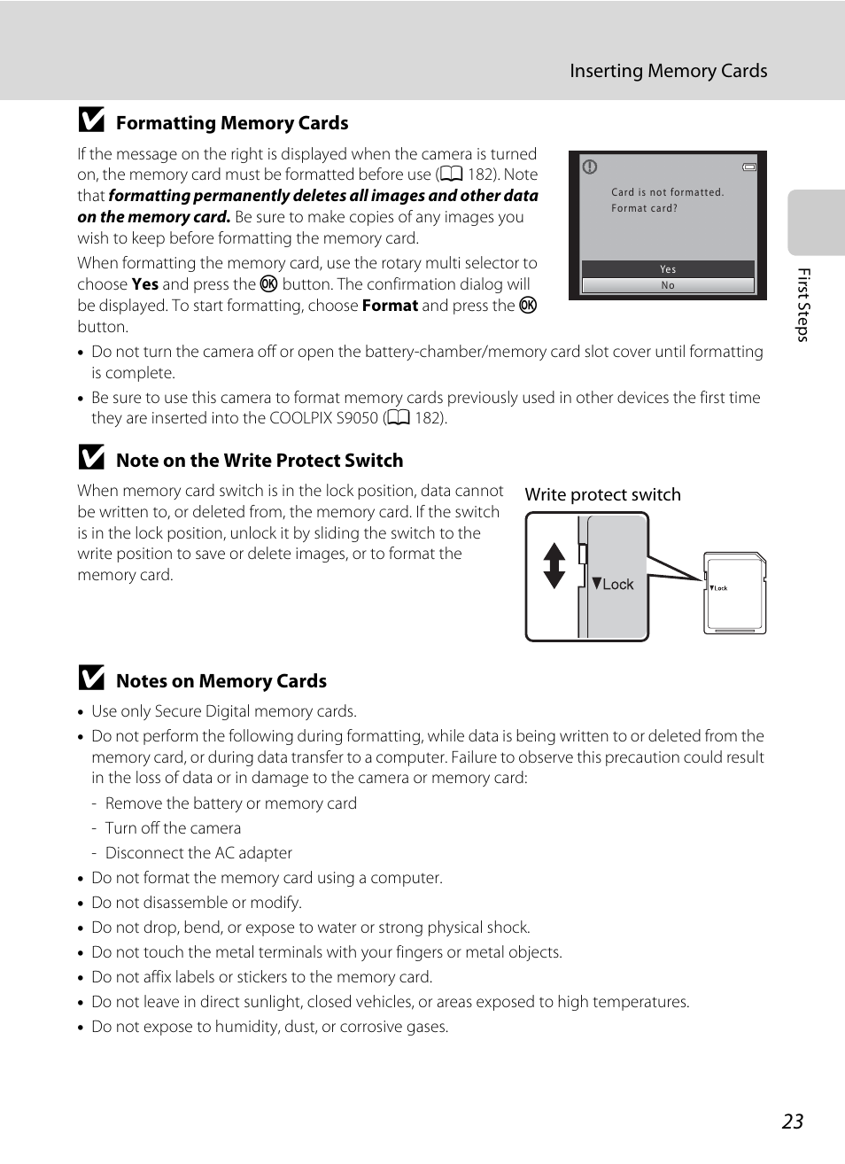 Nikon S9050 User Manual | Page 35 / 232