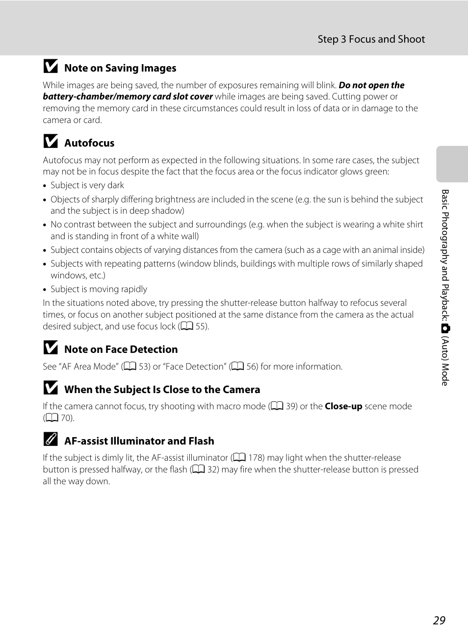 Nikon S9050 User Manual | Page 41 / 232