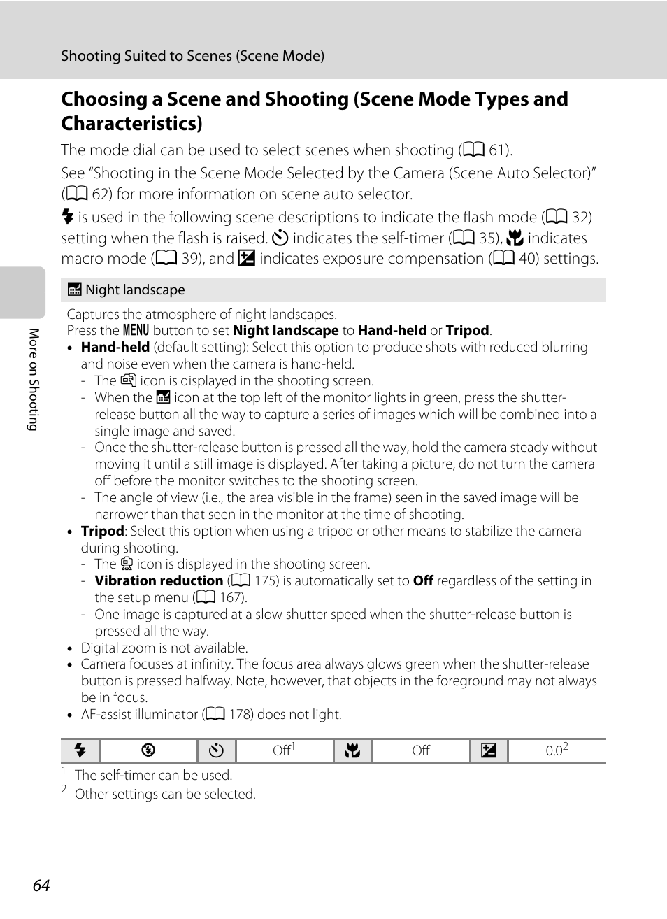 A 64), Nually (a 64) | Nikon S9050 User Manual | Page 76 / 232