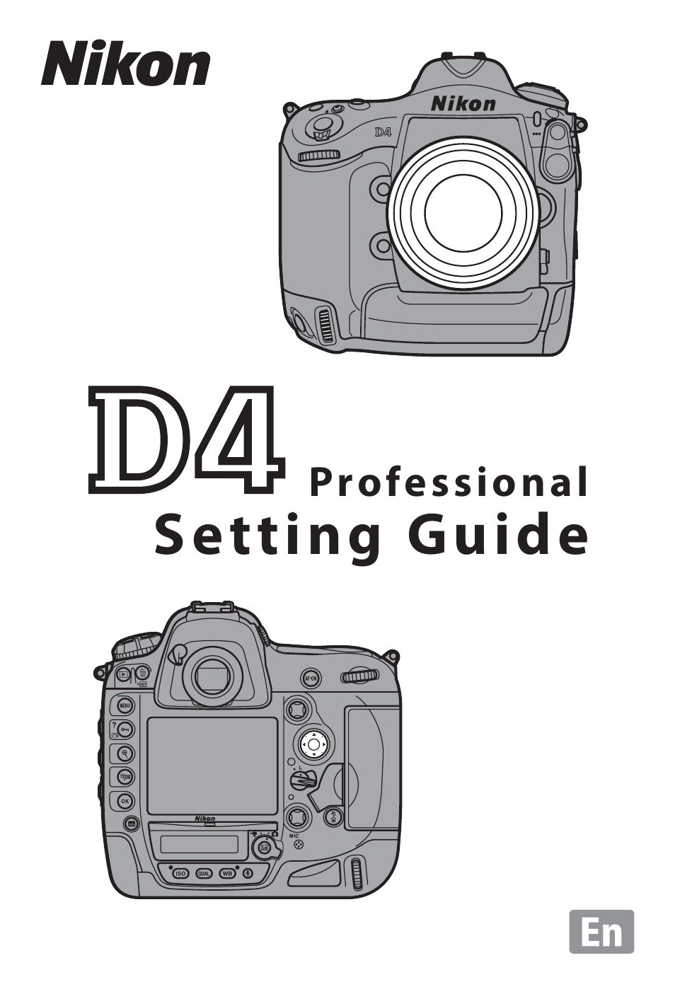 Nikon D4 User Manual | 76 pages