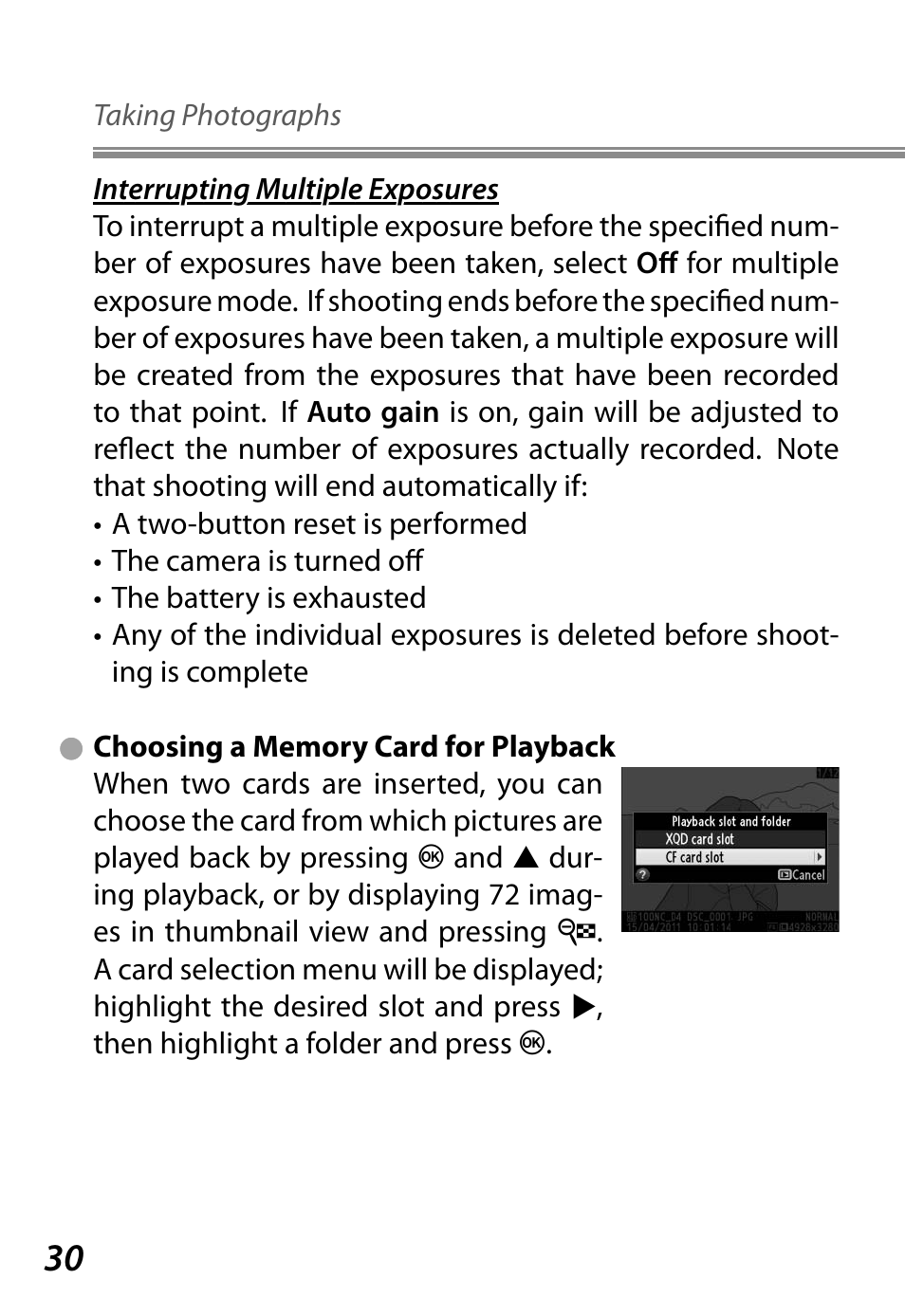 Nikon D4 User Manual | Page 34 / 76