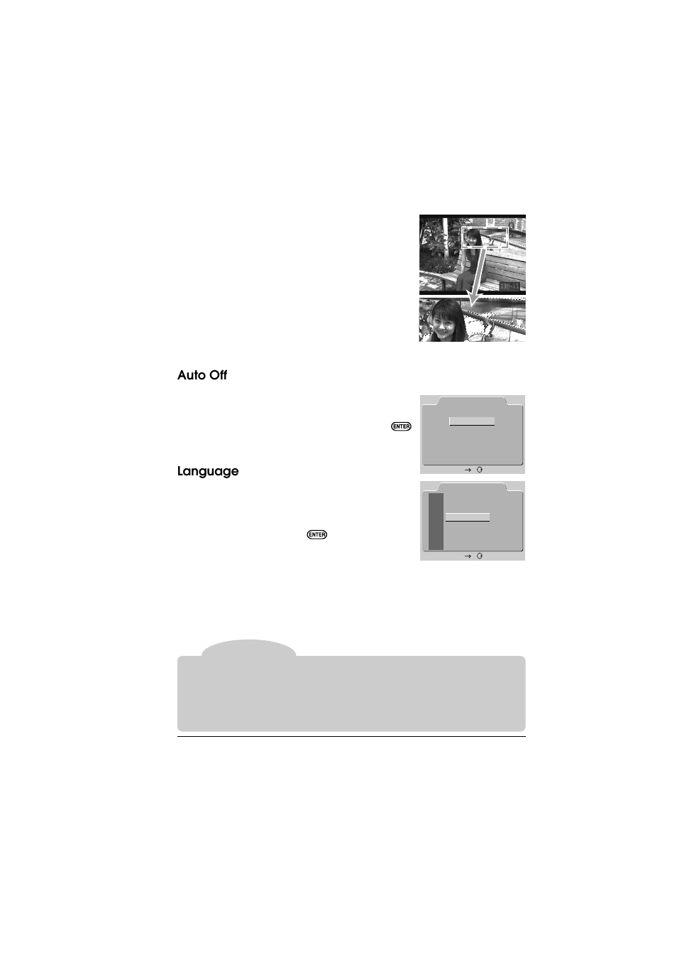 Language, Auto off | Nikon D1 User Manual | Page 104 / 144