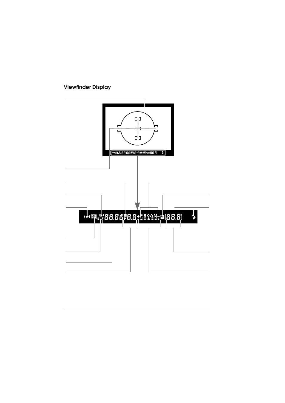 Viewfinder display | Nikon D1 User Manual | Page 5 / 144