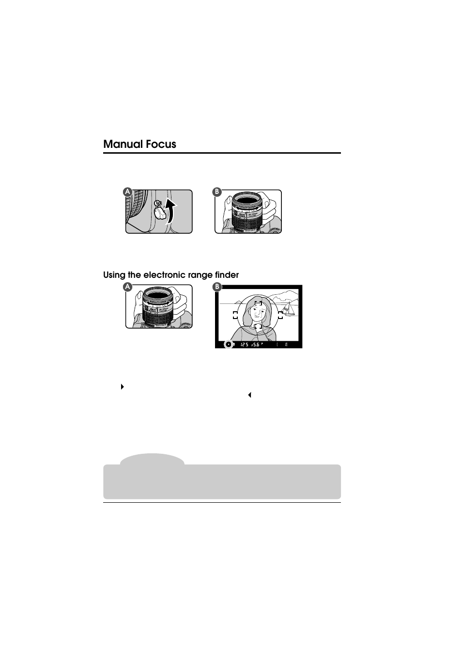 Manual focus | Nikon D1 User Manual | Page 53 / 144
