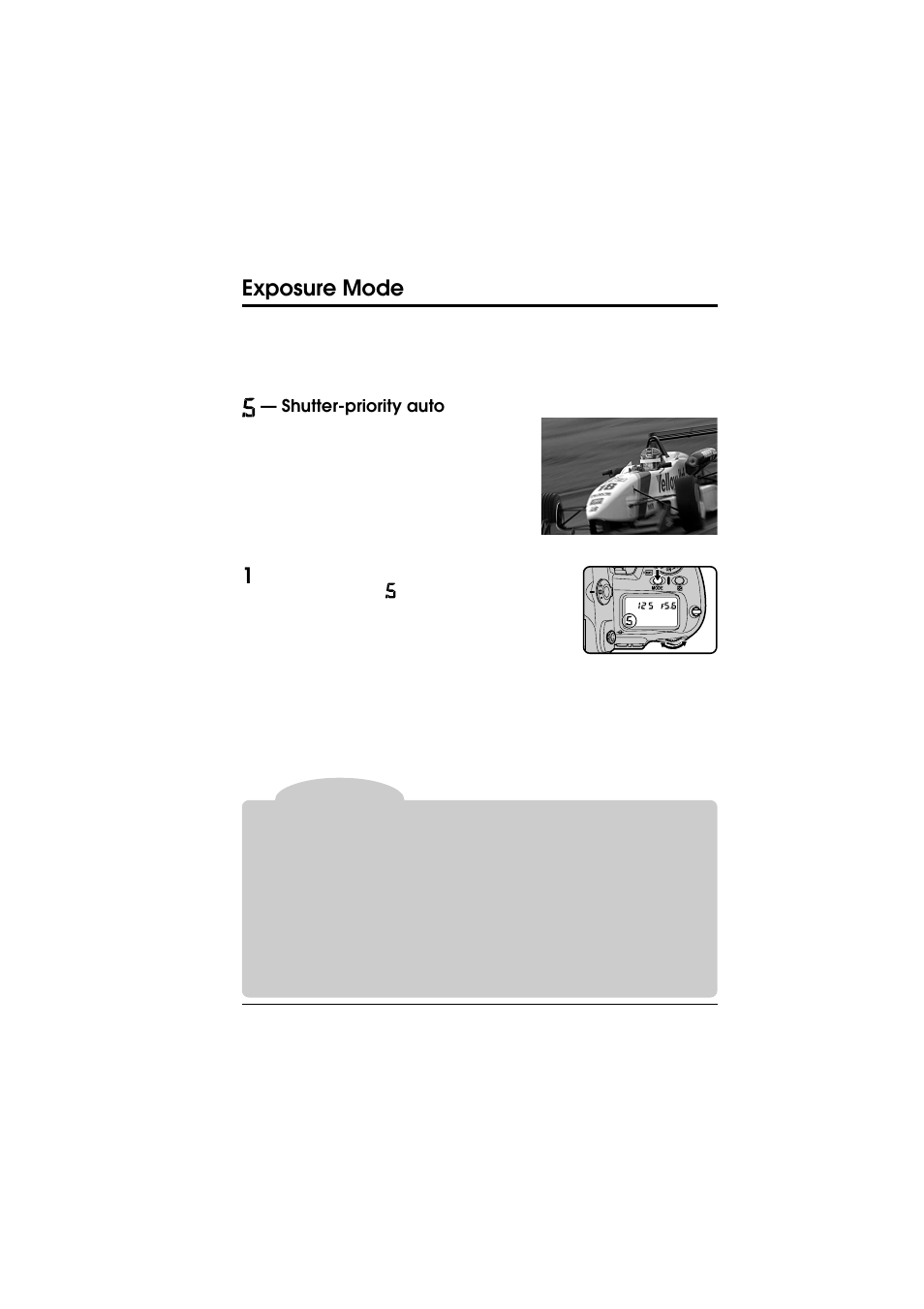 Exposure mode | Nikon D1 User Manual | Page 56 / 144