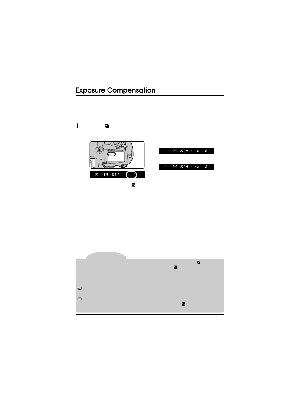Exposure compensation | Nikon D1 User Manual | Page 64 / 144