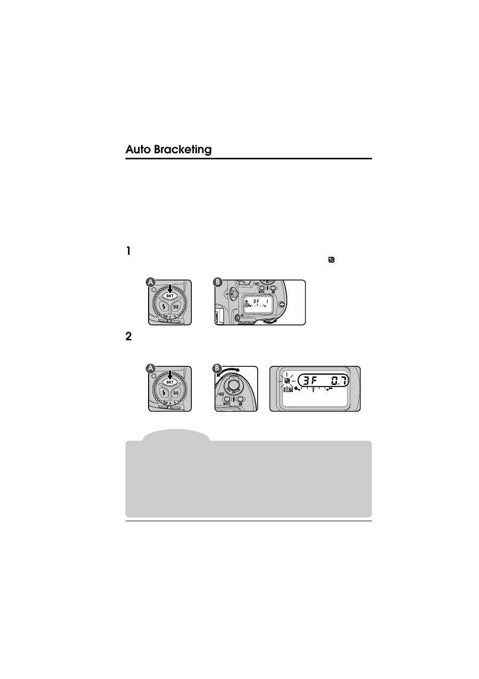 Auto bracketing | Nikon D1 User Manual | Page 66 / 144