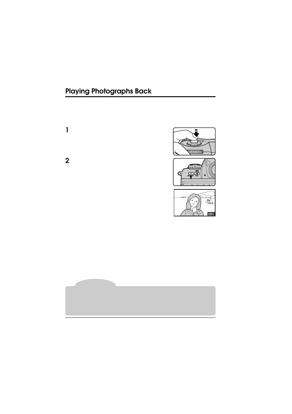 Playing photographs back | Nikon D1 User Manual | Page 73 / 144