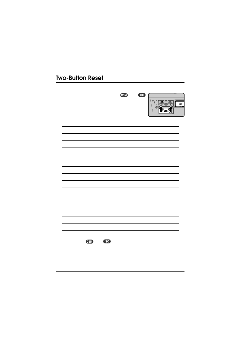 Two-button reset | Nikon D1 User Manual | Page 89 / 144