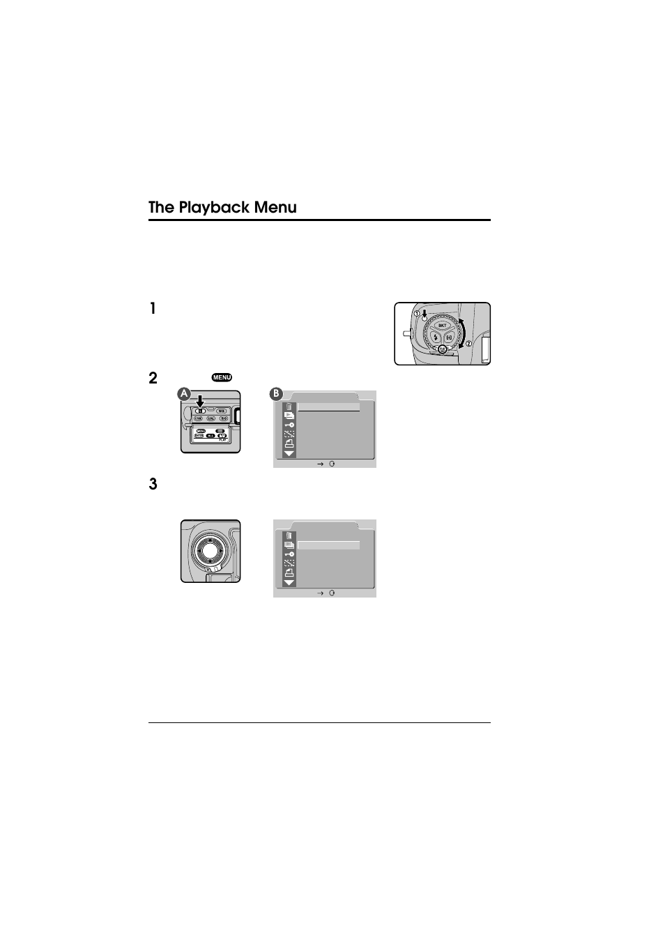 The playback menu | Nikon D1 User Manual | Page 95 / 144