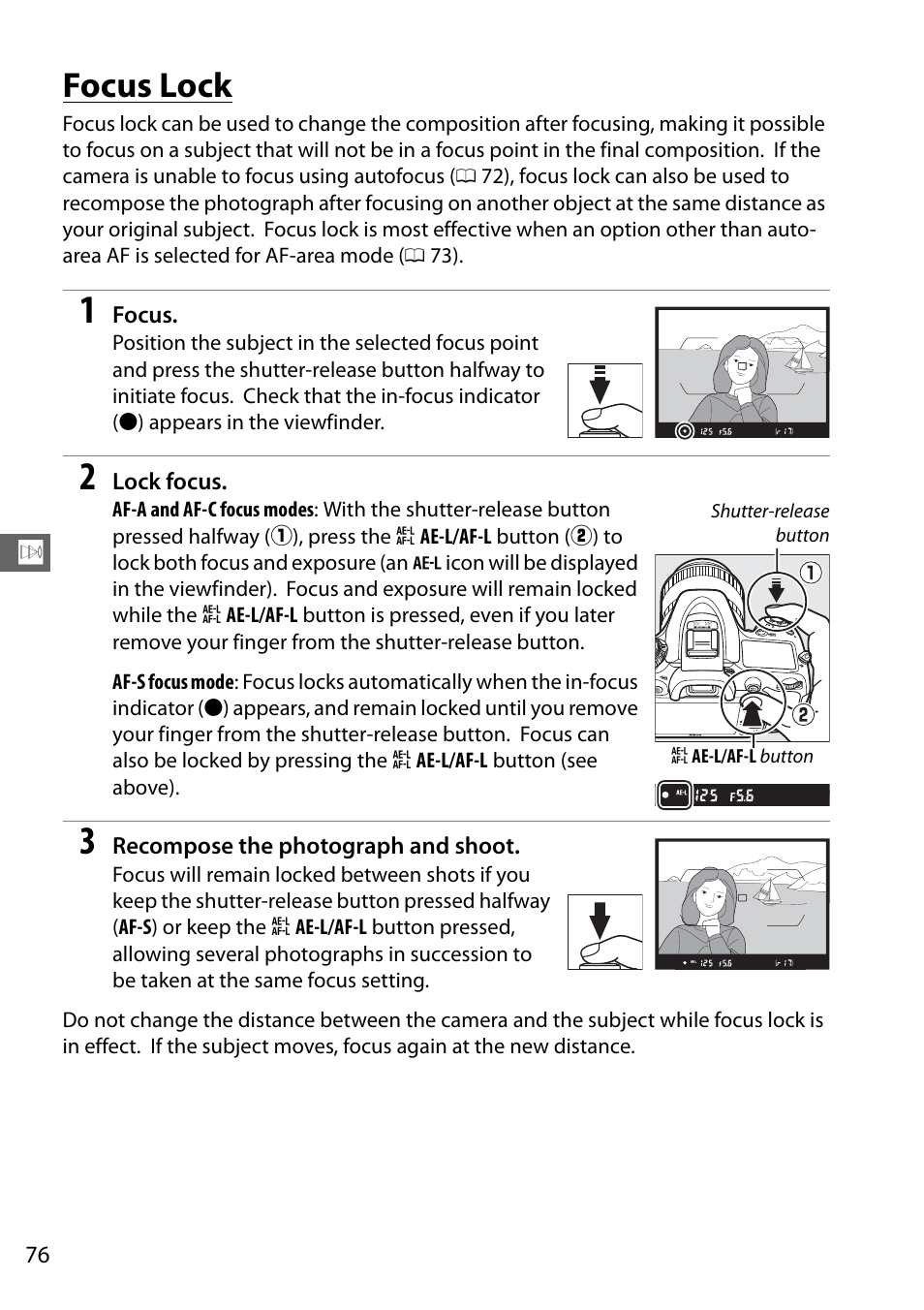 Focus lock | Nikon D7100 User Manual | Page 104 / 384