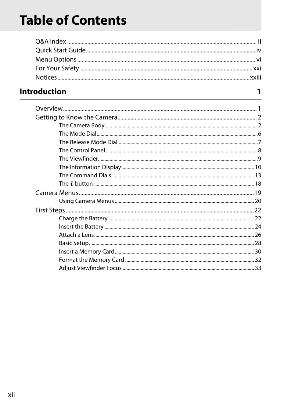 Nikon D7100 User Manual | Page 14 / 384