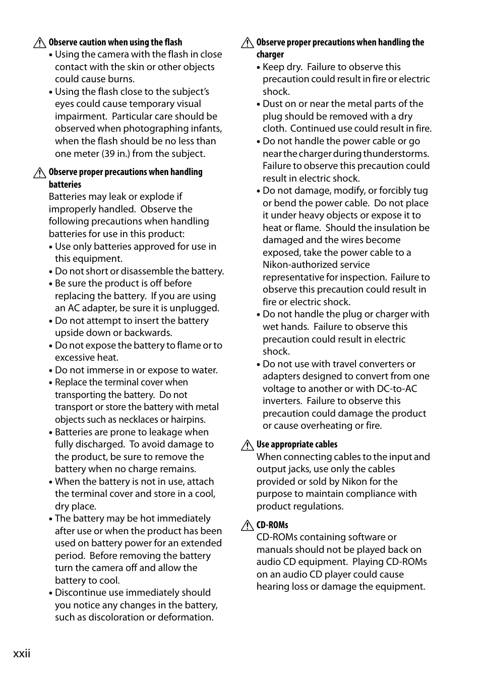 Nikon D7100 User Manual | Page 24 / 384