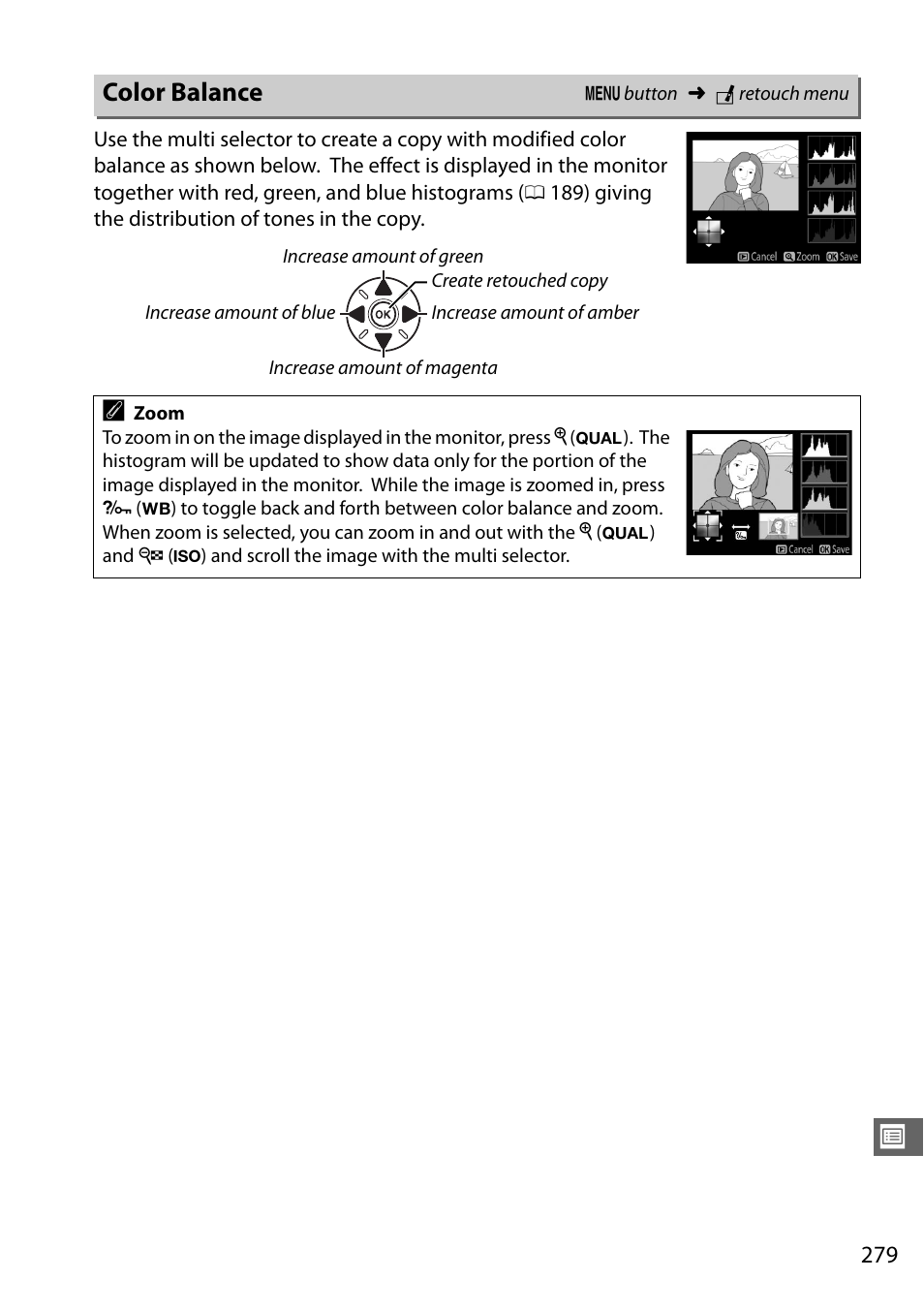 Color balance | Nikon D7100 User Manual | Page 307 / 384