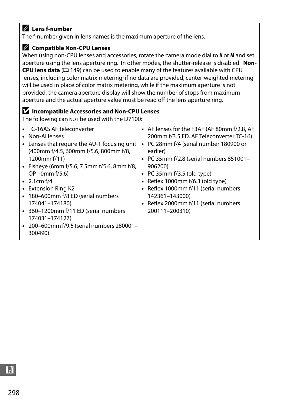 Nikon D7100 User Manual | Page 326 / 384