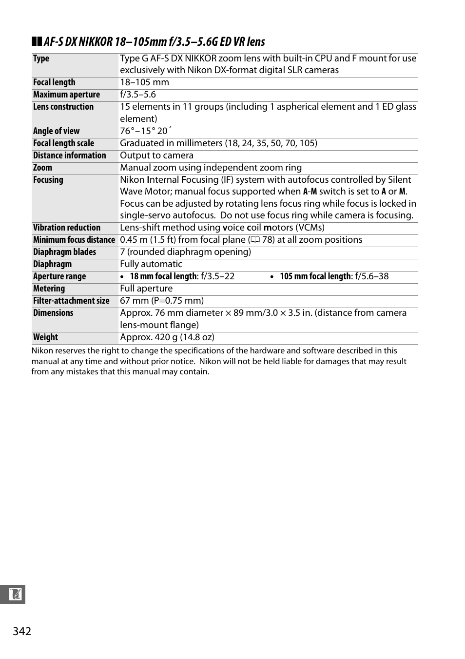 Nikon D7100 User Manual | Page 370 / 384