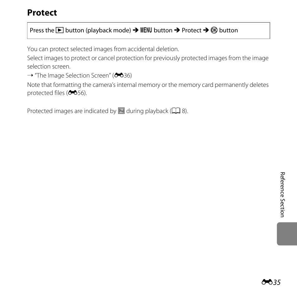 Protect, E35) do | Nikon L28 User Manual | Page 139 / 200