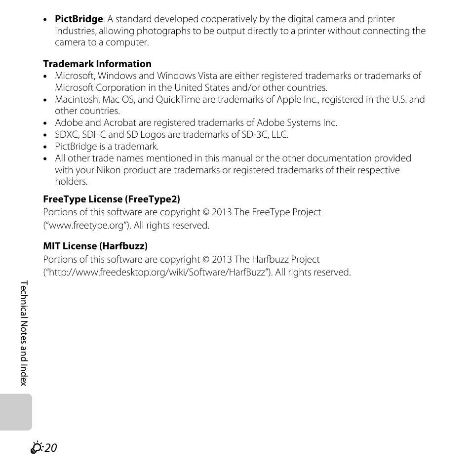 Ompatible, F20) printers ca, F20) printer | Nikon L28 User Manual | Page 194 / 200