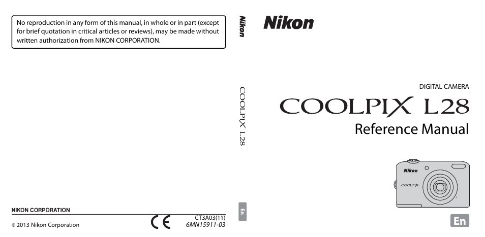 Reference manual | Nikon L28 User Manual | Page 200 / 200