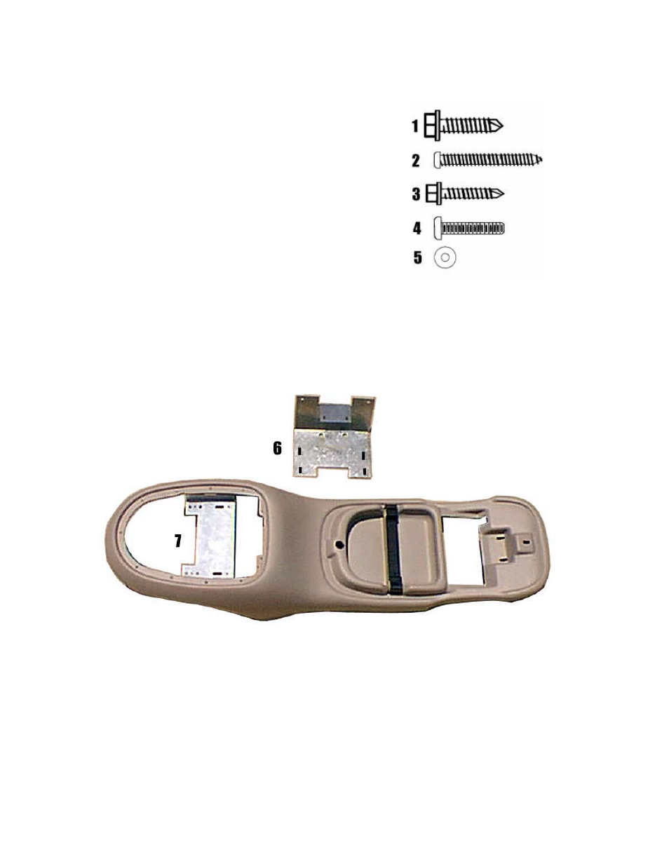 Materials provided for installation | Audiovox 50-0246x-015 Series User Manual | Page 2 / 6