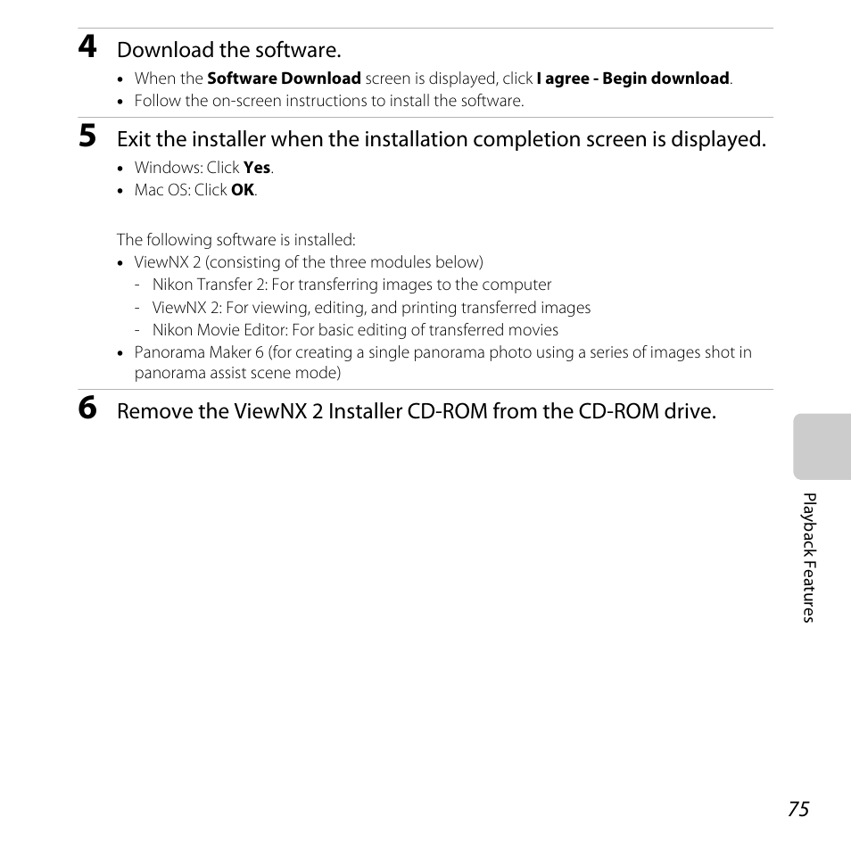 A 75 | Nikon L810 User Manual | Page 95 / 216