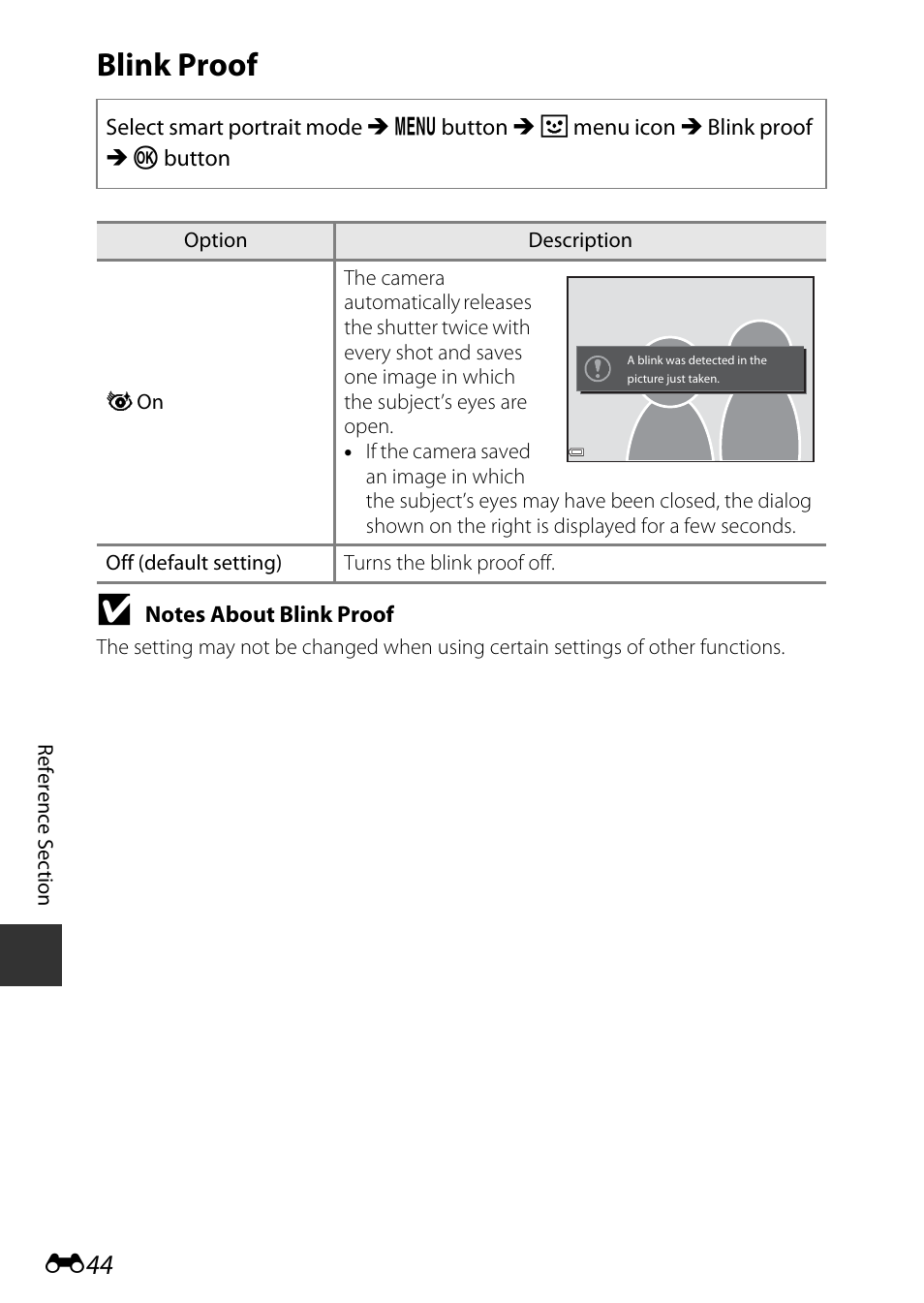 Blink proof | Nikon S9600 User Manual | Page 154 / 226