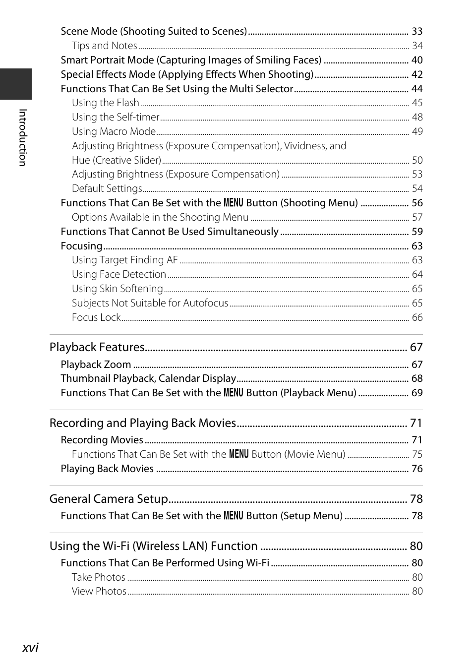 Nikon S9600 User Manual | Page 18 / 226