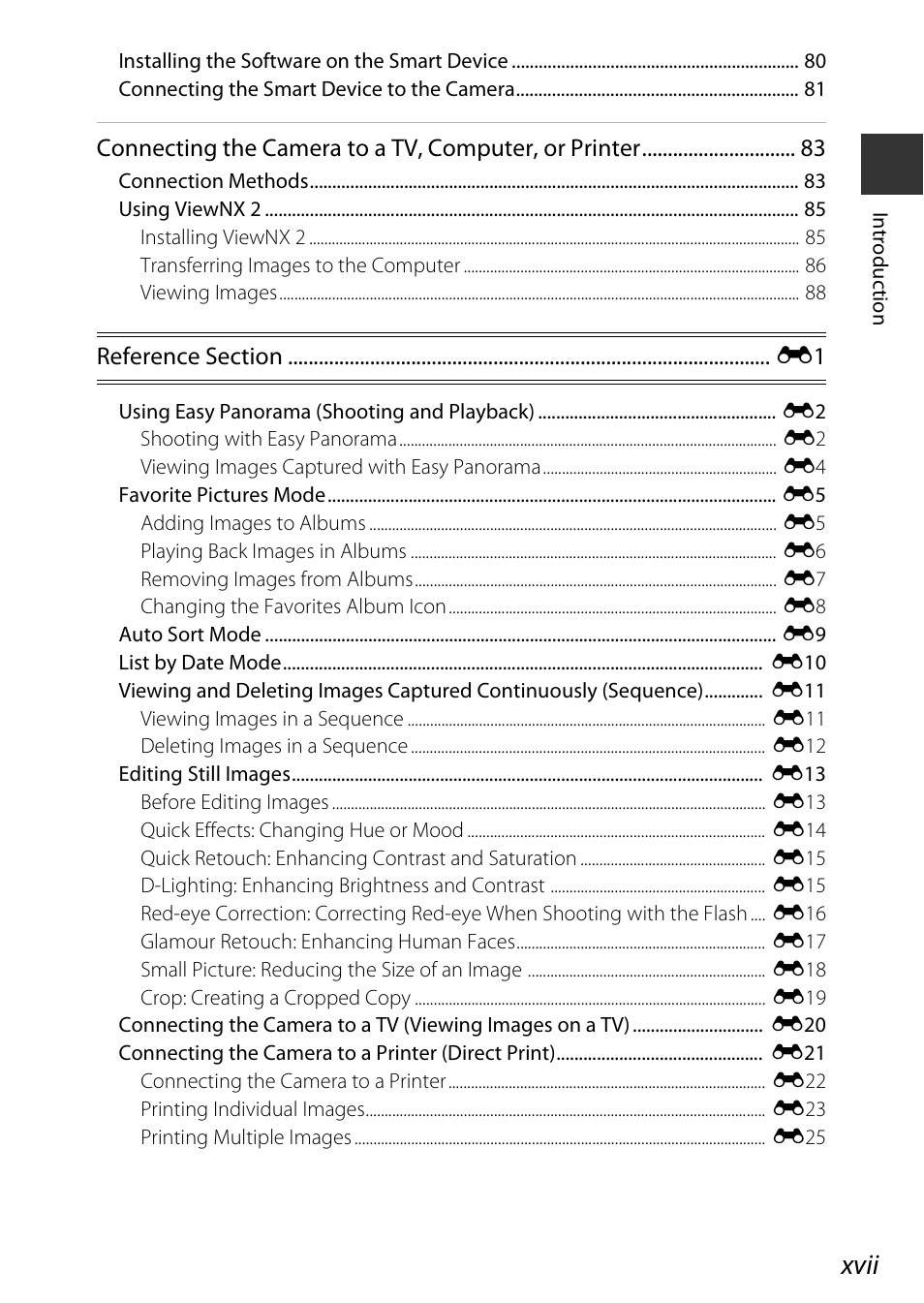 Xvii | Nikon S9600 User Manual | Page 19 / 226