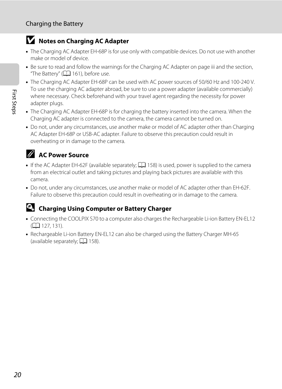 Nikon S70 User Manual | Page 32 / 192