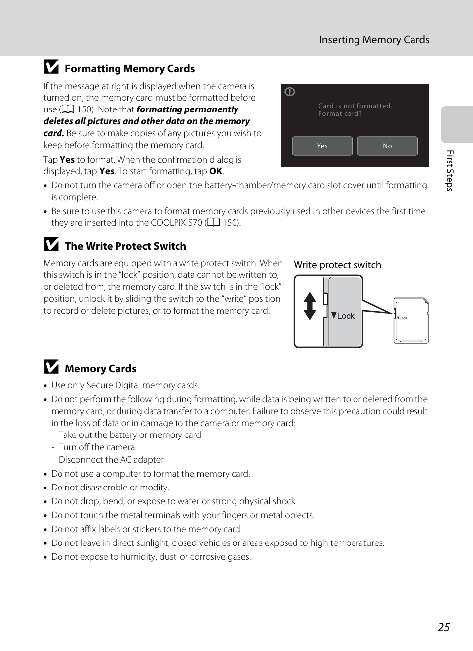 Nikon S70 User Manual | Page 37 / 192