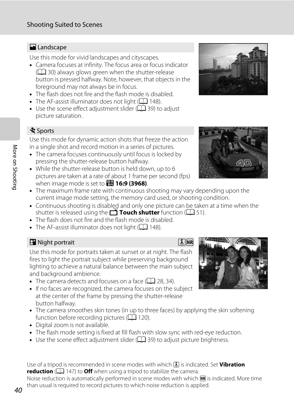 A 40) | Nikon S70 User Manual | Page 52 / 192