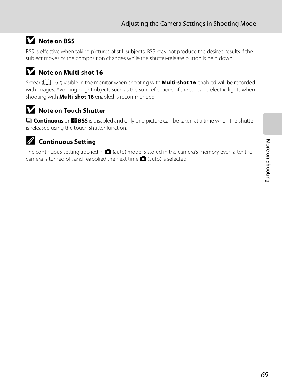 Nikon S70 User Manual | Page 81 / 192