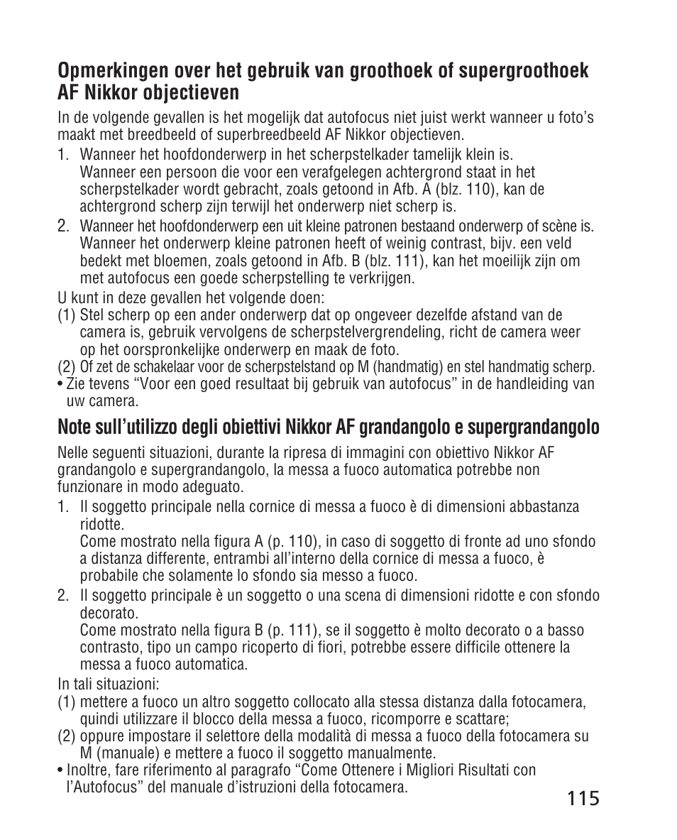 Nikon AF-S 14-24mm f-2.8G ED User Manual | Page 115 / 119