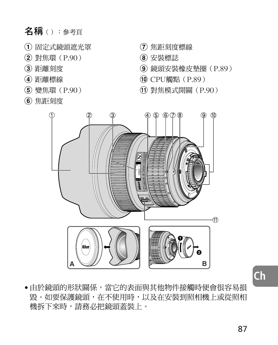 Nikon AF-S 14-24mm f-2.8G ED User Manual | Page 87 / 119