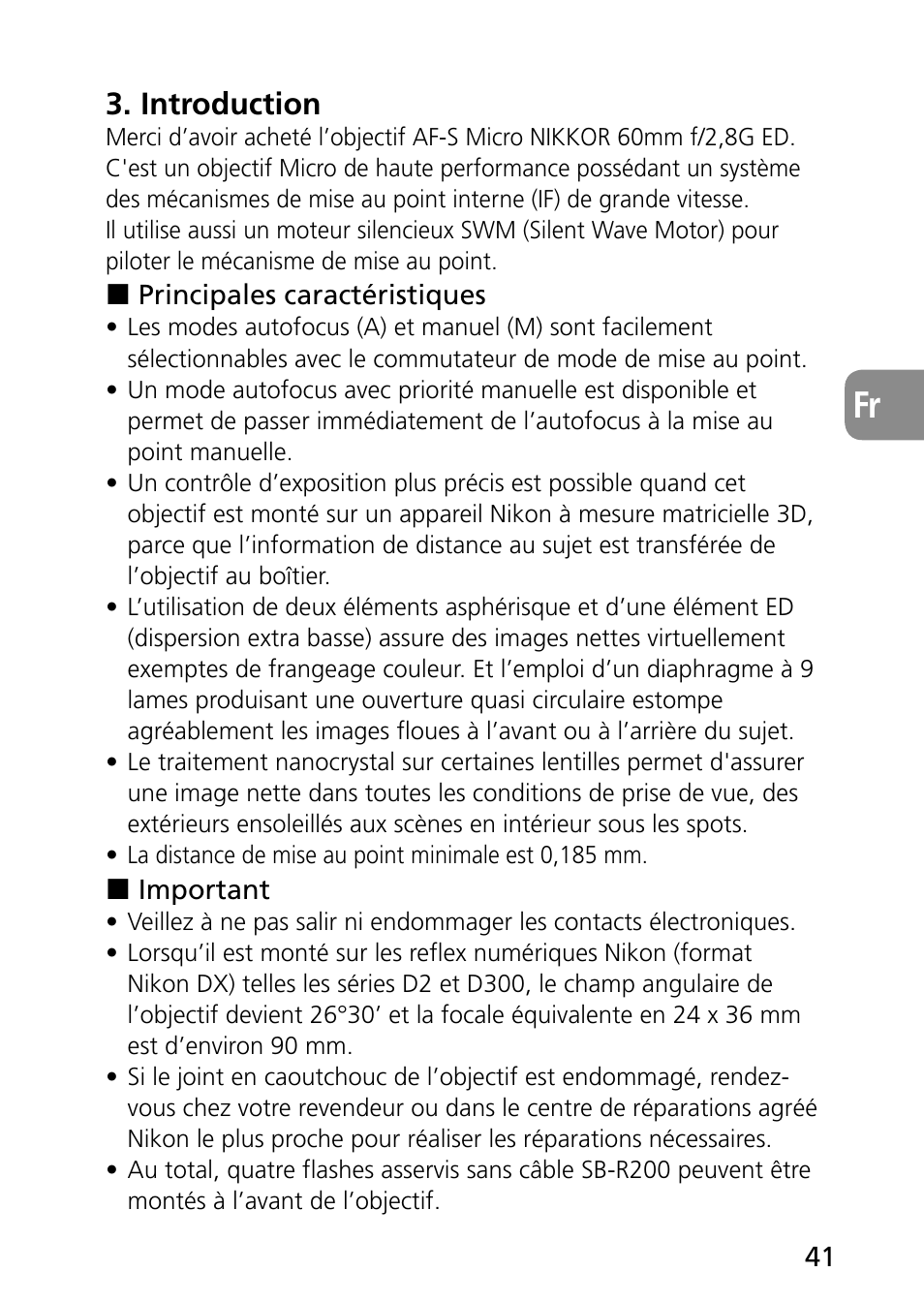 Introduction | Nikon AF-S Micro-NIKKOR 60mm f-2.8G ED User Manual | Page 41 / 154