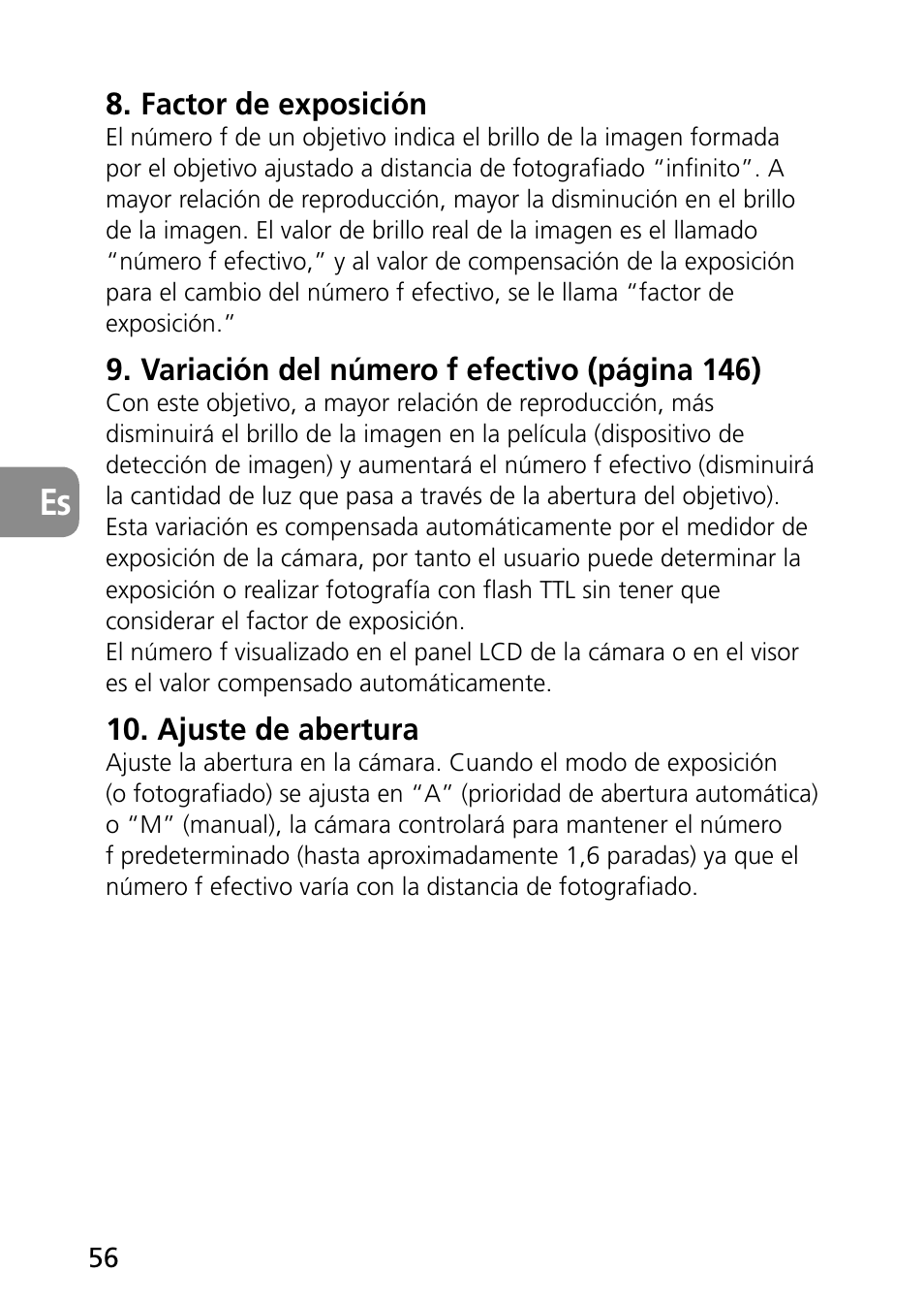 Nikon AF-S Micro-NIKKOR 60mm f-2.8G ED User Manual | Page 56 / 154