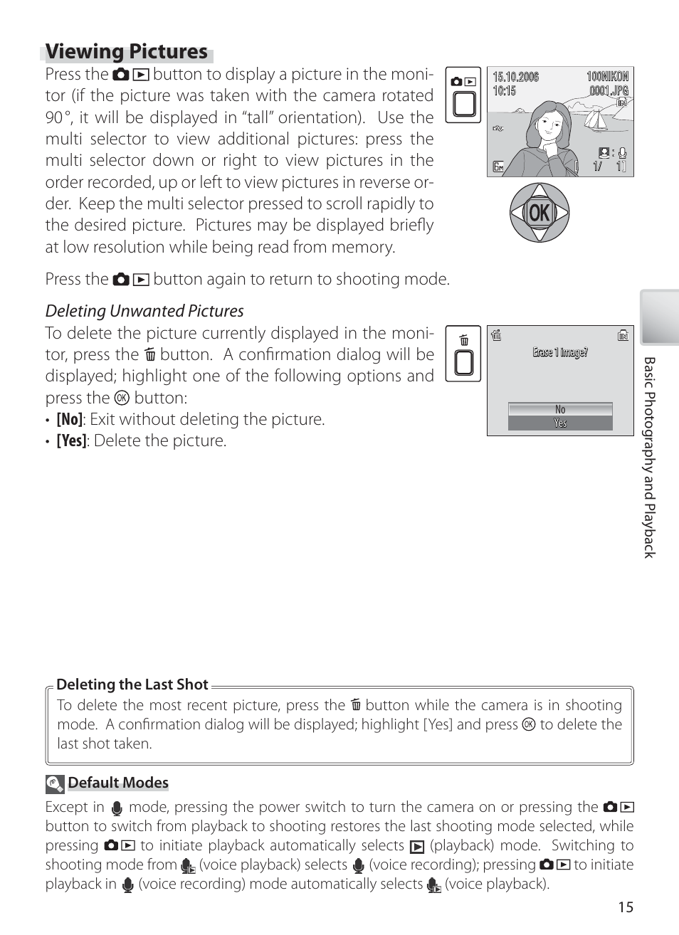 Viewing pictures | Nikon S10 User Manual | Page 25 / 103