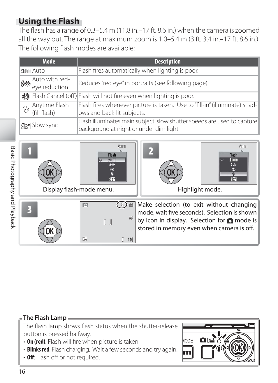 Using the flash | Nikon S10 User Manual | Page 26 / 103