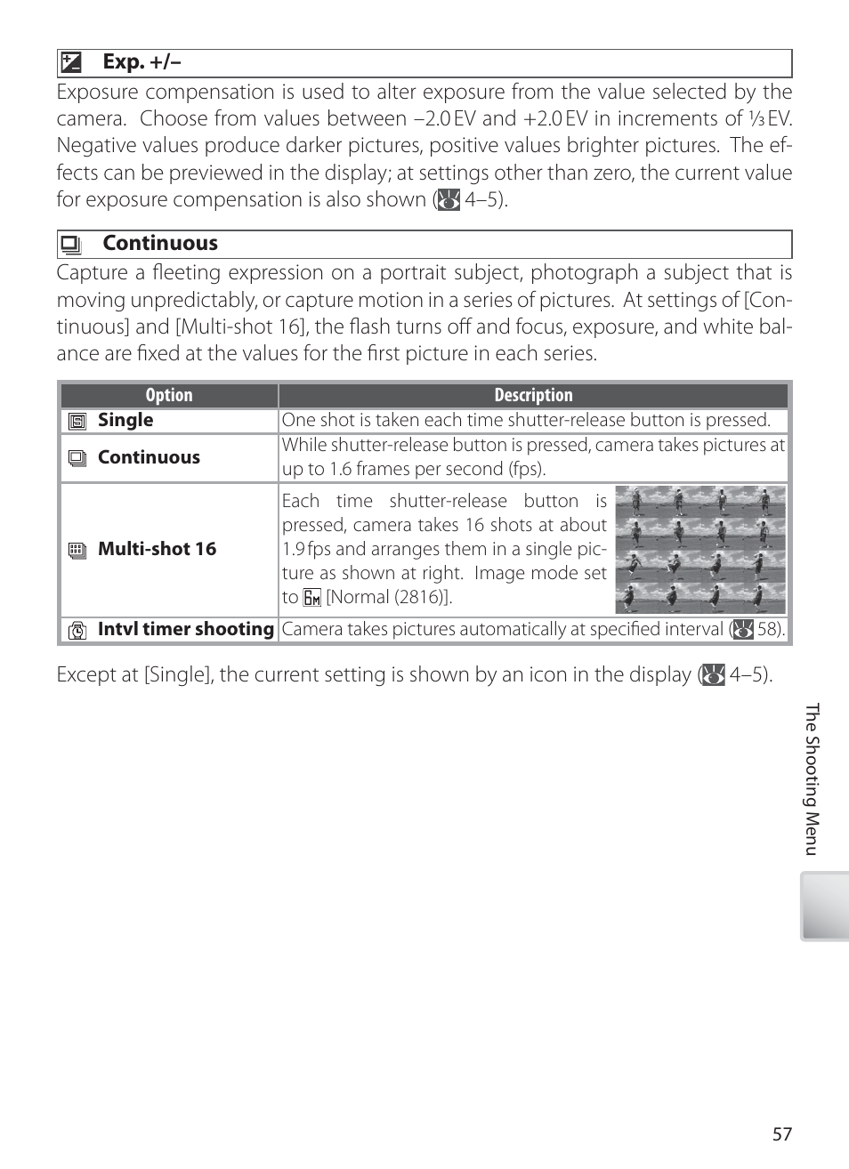 Continuous | Nikon S10 User Manual | Page 67 / 103