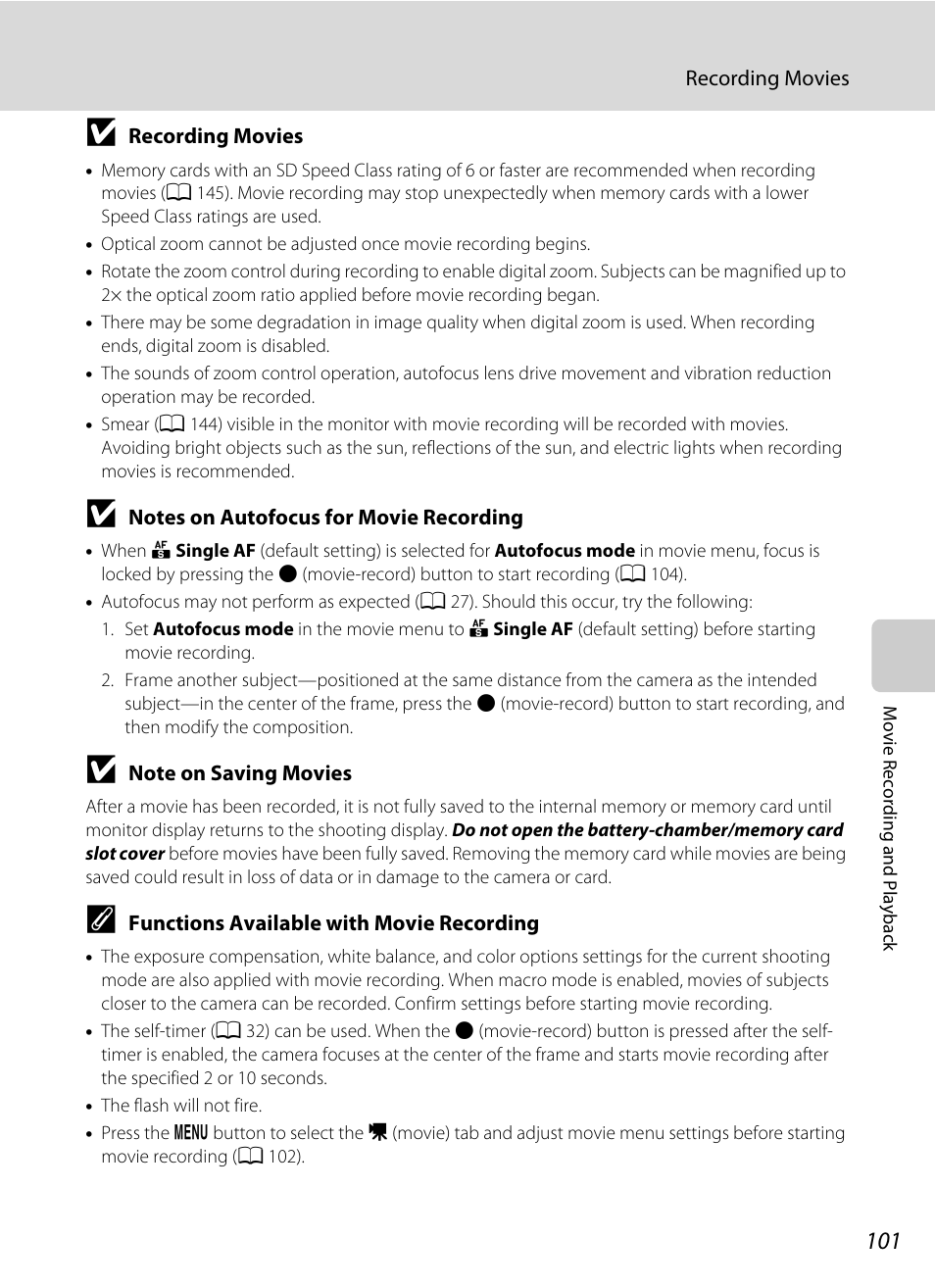 Nikon S6000 User Manual | Page 113 / 180