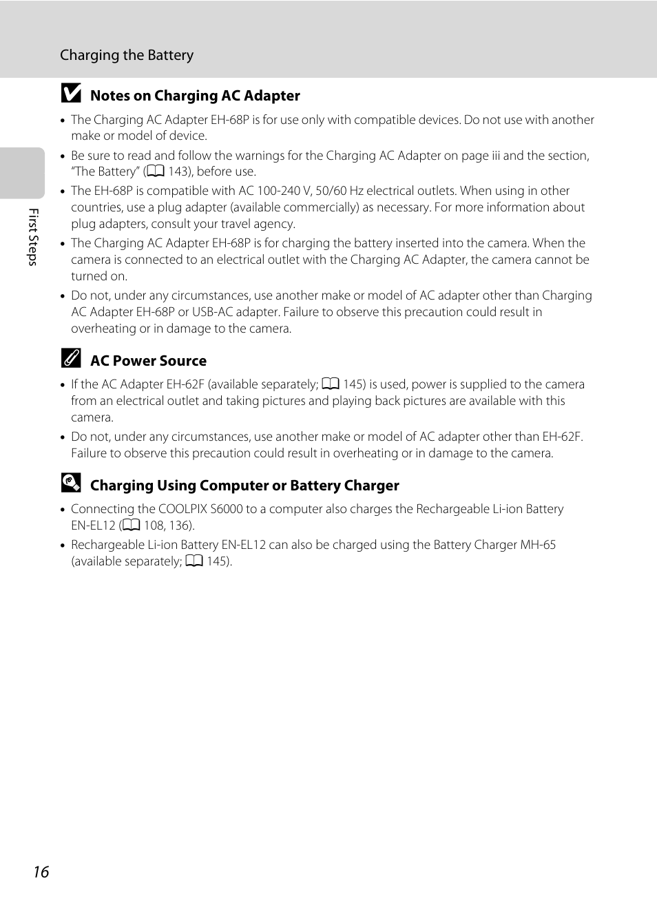 Nikon S6000 User Manual | Page 28 / 180