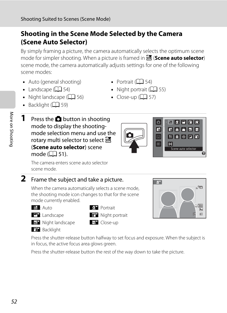 A 52) | Nikon S6000 User Manual | Page 64 / 180