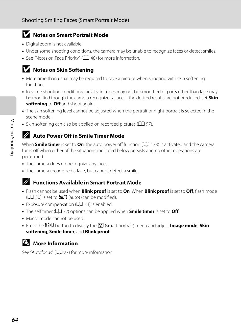 Ures, A 64) | Nikon S6000 User Manual | Page 76 / 180