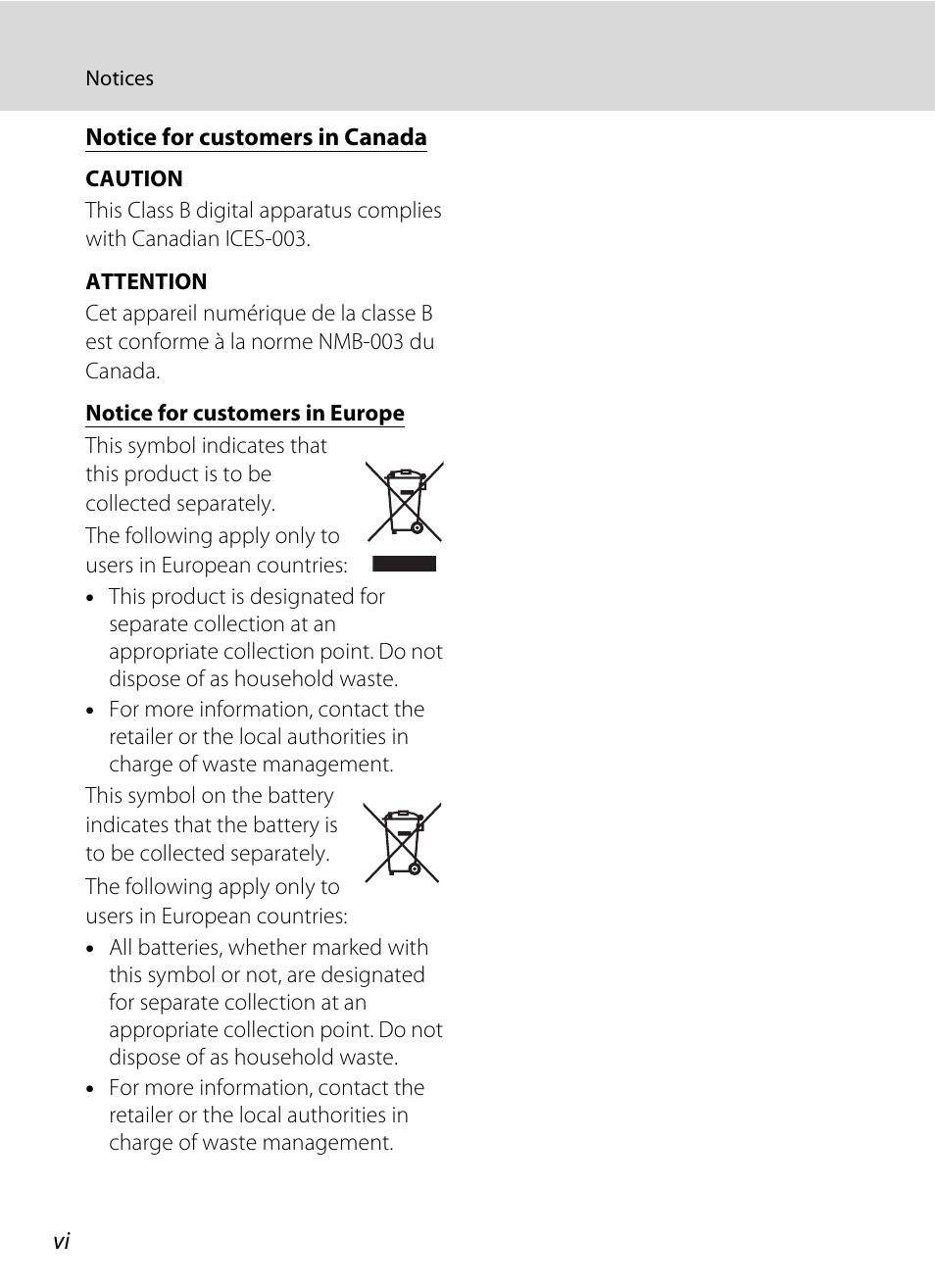 Nikon S6000 User Manual | Page 8 / 180