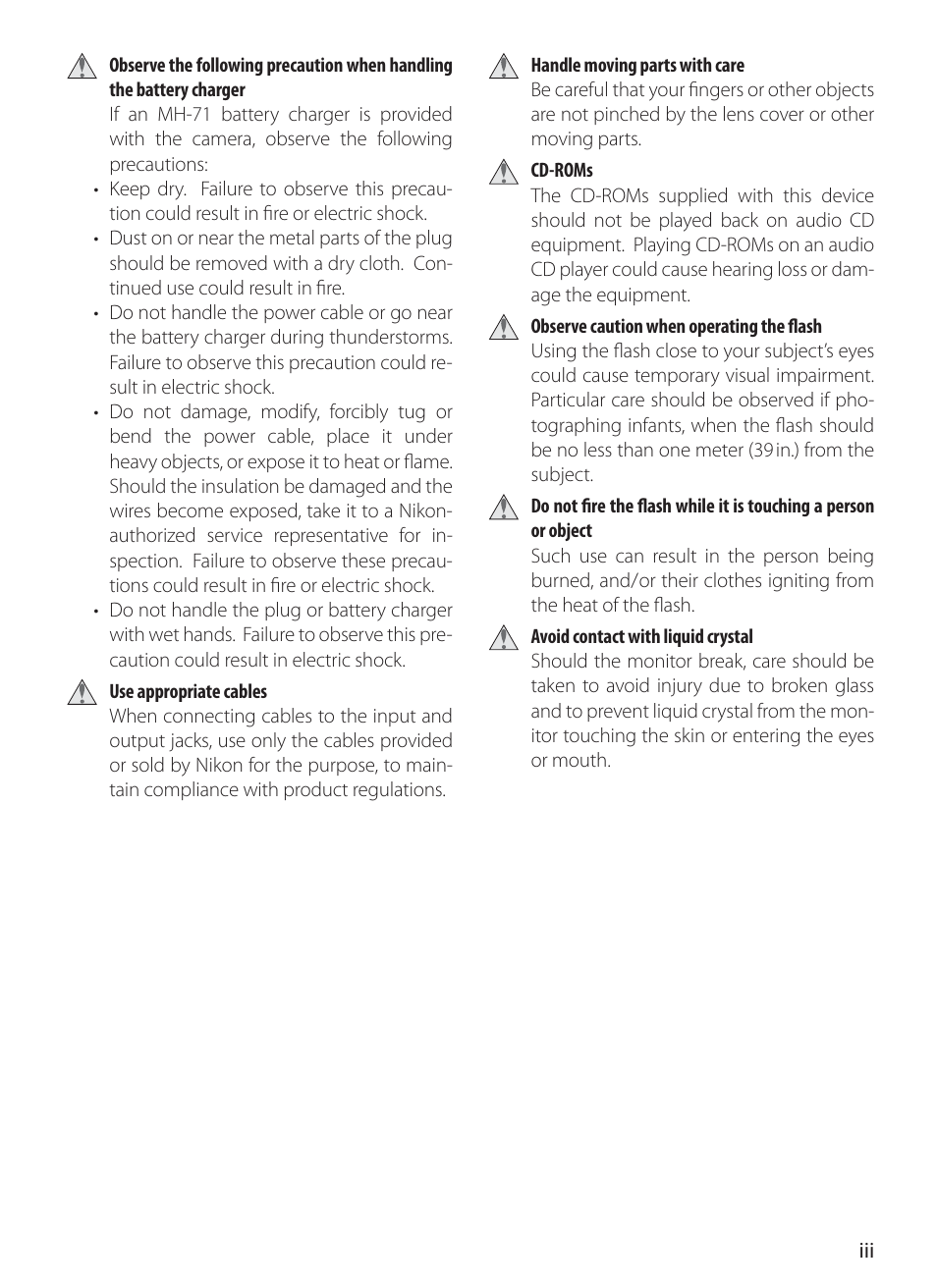 Nikon L1 User Manual | Page 5 / 84