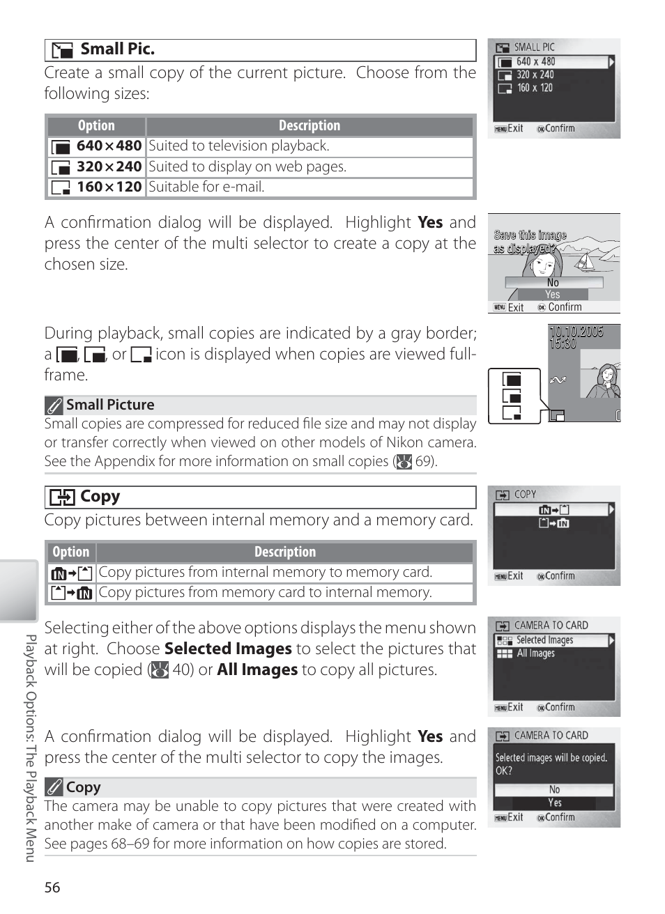 Small pic, Copy | Nikon L1 User Manual | Page 66 / 84