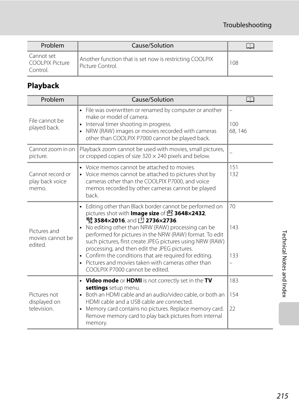 Playback | Nikon P7000 User Manual | Page 229 / 240